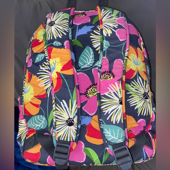 Vera Bradley Campus Backpack Retired Print Jazzy Blooms main image 7